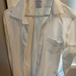 One white Brooks Brothers dress shirt—Regent. Size 14 1/2-33